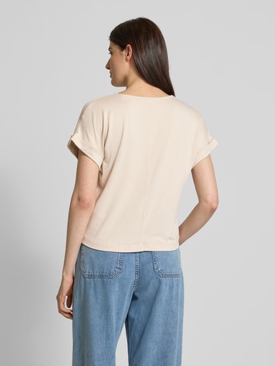 OPUS T-shirt met V-hals, model 'Solme' Zand - 5