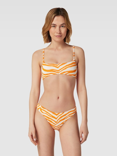 Becksöndergaard Bikini-Oberteil mit Spaghettiträgern Modell 'Zecora Ezra' Orange 1