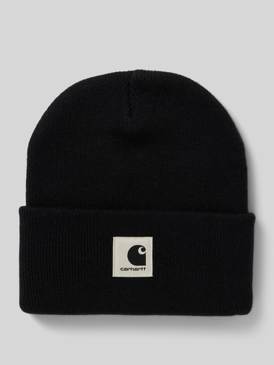 Carhartt Work In Progress Czapka beanie z detalem z logo model ‘Ashley’ Czarny 1