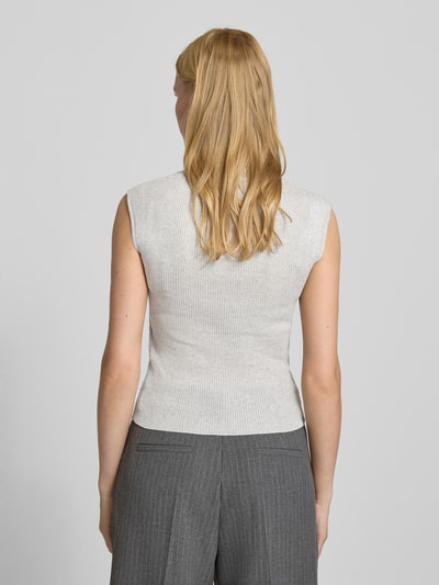 MAX&Co. Regular Fit Pullunder aus Viskose-Mix Modell 'OTELLO' Hellgrau 5