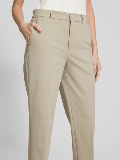 Drykorn Regular fit pantalon met persplooien Beige - 3
