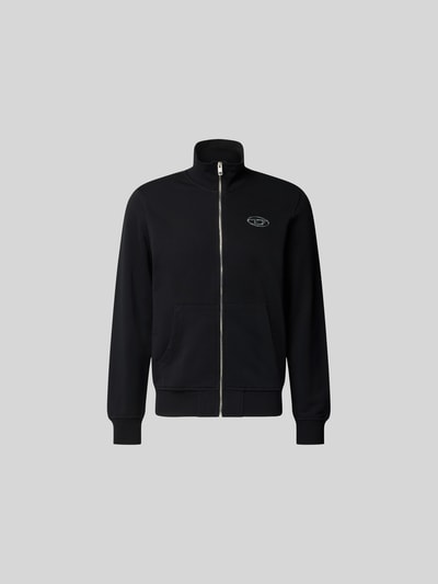 Diesel Sweatjacke mit Stehkragen Black 2