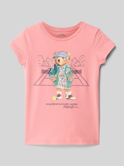 Polo Ralph Lauren Kids T-Shirt mit Label-Motiv-Print Offwhite 1