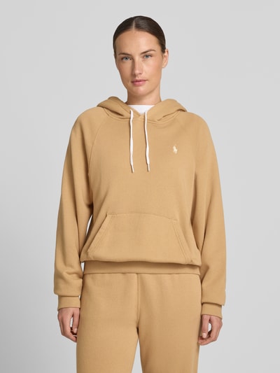Polo Ralph Lauren hoodie met comfort fit van katoenmix Camel - 4