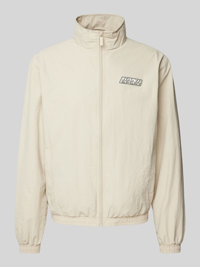 KARL KANI Sweatjacke mit Label-Patch Sand 1