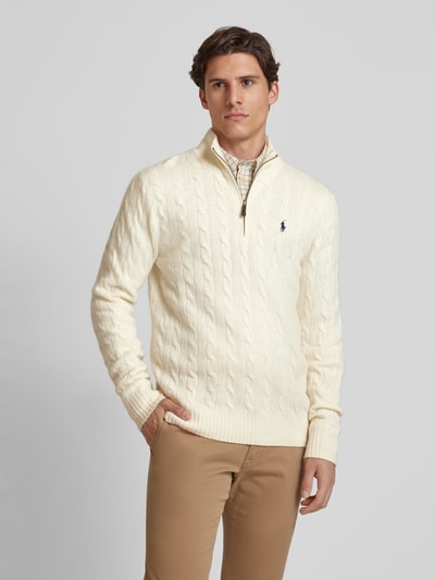 Polo Ralph Lauren Pullover met kasjmier Offwhite - 4