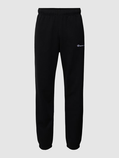 CHAMPION Sweatpants mit Label-Stitching Black 2