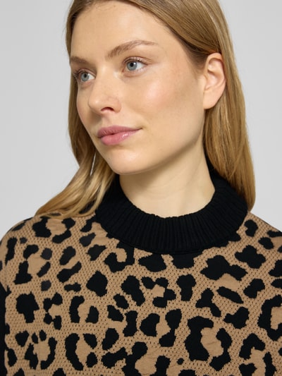 Marc Cain Sweatshirt met ribboorden Zwart - 3