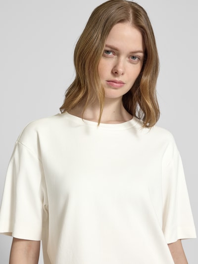Weekend Max Mara T-Shirt mit verlängertem Rückenteil Modell 'MULTID' Weiss 3