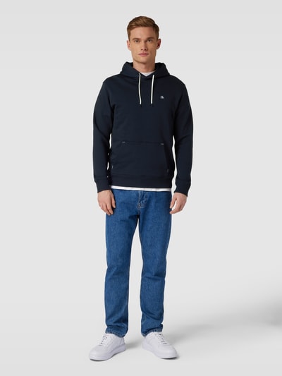 Scotch & Soda Hoodie mit Logo-Badge Dunkelblau 1