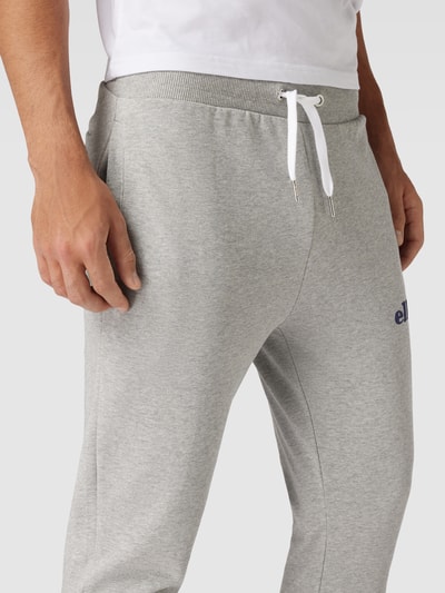 Ellesse Sweatpants met labelstitching, model 'NIORO' Lichtgrijs - 3