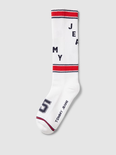 Tommy Jeans Socken mit Label-Details Modell 'VARSITY' Weiss 1