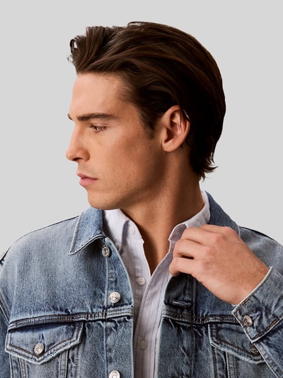 Calvin Klein Jeans Kurtka jeansowa o kroju krój regular fit z czystej bawełny Jeansowy niebieski 3