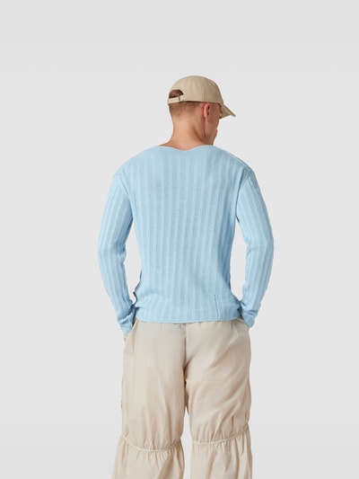 Iro Pullover in Strick-Optik Hellblau 5