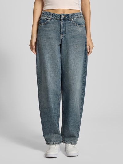 JJXX Jeansy z szeroką nogawką z mieszanki bawełny ekologicznej model ‘FUJI’ Jeansowy niebieski 4