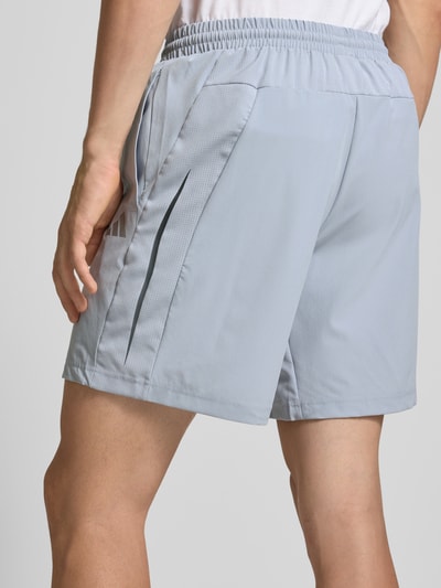 adidas Training Regular fit sweatshorts met elastische band, model 'Halsil' Lichtgrijs - 3