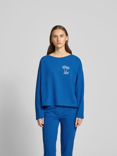 Juvia Longsleeve mit Rundhalsausschnitt Blau 4