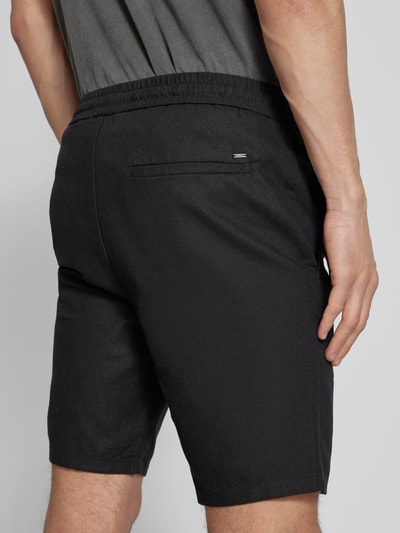 ONLY & SONS Korte broek met elastische band, model 'LINUS' Zwart - 3