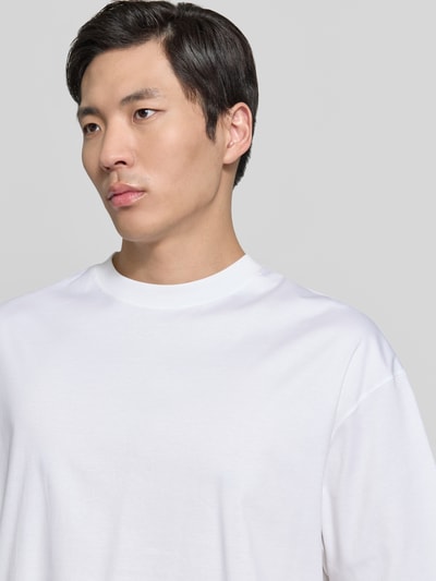 CK Calvin Klein Relaxed Fit T-Shirt aus reiner Baumwolle Weiss 3
