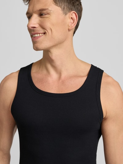 Tom Tailor Tanktop aus reiner Baumwolle im 2er-Pack Black 3