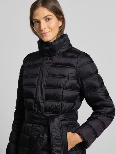 MICHAEL Michael Kors Steppmantel mit Taillenband Modell 'Longline' Black 3