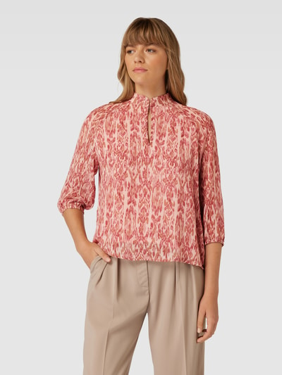 Christian Berg Woman Selection Blouse met druppelvormige hals Oudroze - 4