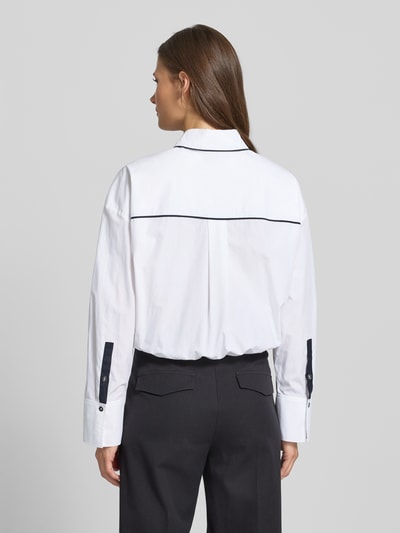 Marc Cain Hemdbluse mit Knopfleiste Weiss 5