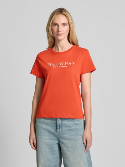 Marc O'Polo Comfort Fit T-Shirt aus reiner Baumwolle Orange 4