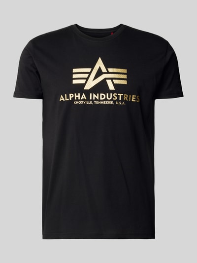 Alpha Industries T-shirt met labelprint  - 2