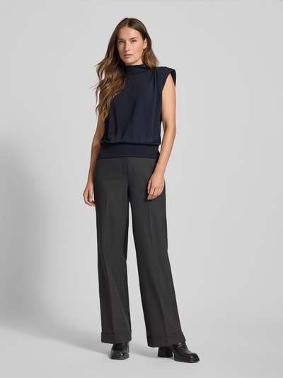 Windsor Top mit Stehkragen Marine 1