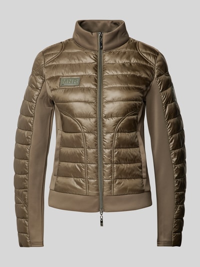 Monari Steppjacke mit Zweiwege-Reißverschluss Khaki 2