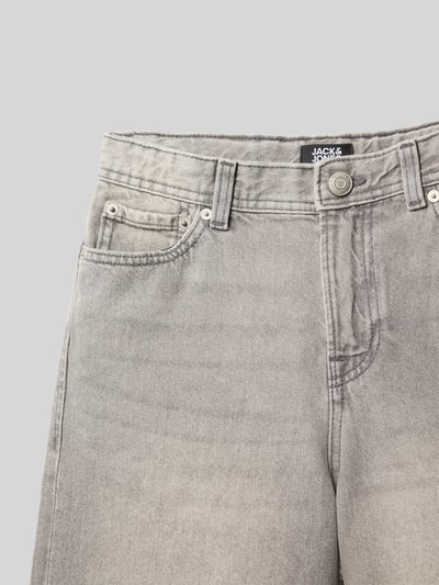 Jack & Jones Szorty jeansowe o kroju regular fit z 5 kieszeniami model ‘TONY’ Średnioszary melanż 2