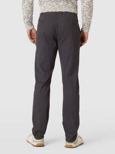 MCNEAL Slim Fit Stoffhose mit Strukturmuster Dunkelgrau 5