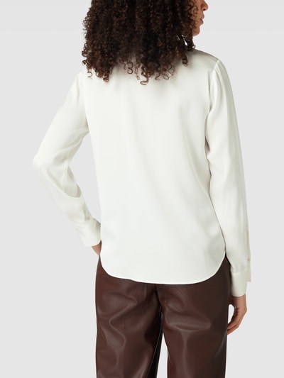 BOSS Overhemdblouse met ruches, model 'Bentane' Offwhite - 5