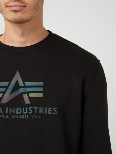 Alpha Industries Sweatshirt met logoprint  Zwart - 3