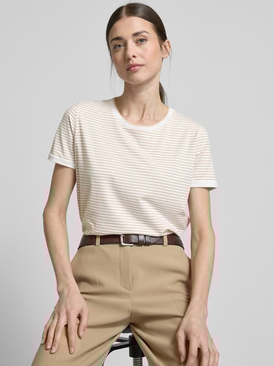 BOSS T-shirt met ronde hals, model 'EMASA' Beige - 3