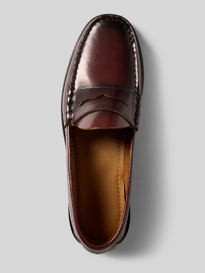 SELECTED HOMME Loafers van echt leer, model 'BILLY' Bordeaux - 3