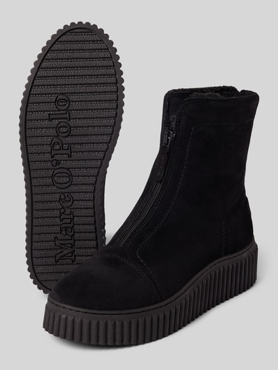 Marc O'Polo Stiefel aus echtem Veloursleder Modell 'BIANCA' Black 4