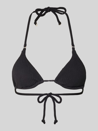 Seafolly Bikini-Oberteil mit Strukturmuster Modell 'Dive' Black 1