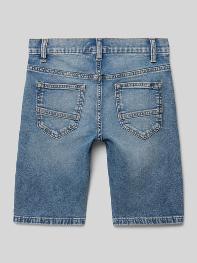 s.Oliver RED LABEL Regular Fit Jeansshorts aus Baumwoll-Mix Modell 'PETE' Blau 3