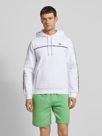 Lacoste Hoodie aus reiner Baumwolle Weiss 4