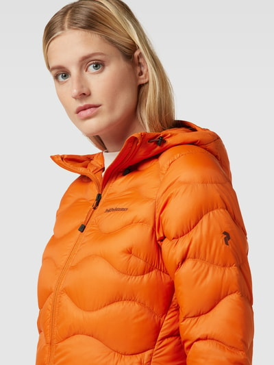 PEAK PERFORMANCE Steppjacke mit Label-Stitching Modell 'Helium' Orange 3