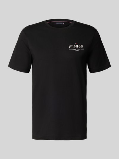 Tommy Hilfiger Regular Fit T-Shirt aus reiner Baumwolle Black 2