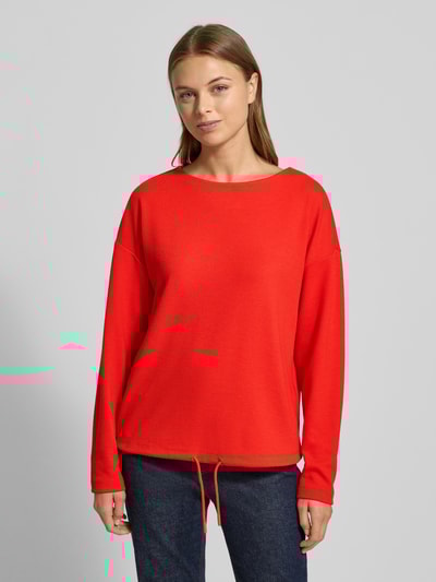 Jake*s Casual Longsleeve mit Rundhalsausschnitt Kirsche 4