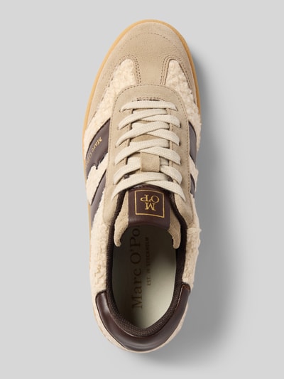 Marc O'Polo Sneakersy niskie z mieszanki skóry Beżowy 3
