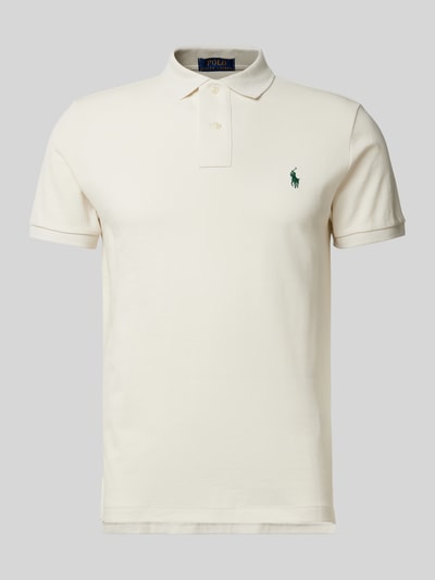 Polo Ralph Lauren Poloshirt mit Label-Stitching Offwhite 1