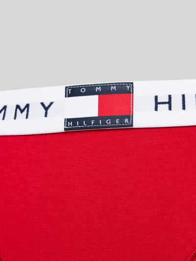 TOMMY HILFIGER String met elastische band met label, model 'TH Heritage' Rood - 2