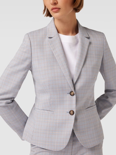 Christian Berg Woman Selection Blazer mit Karomuster Blau 3