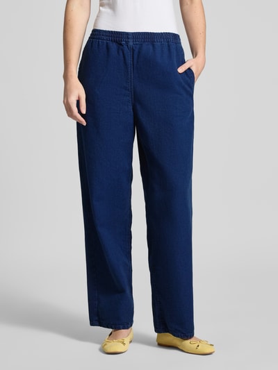 American Vintage Jeans mit elatischem Bund Modell 'COMOW' Dunkelblau 4