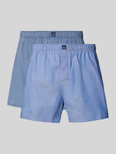 Christian Berg Men Boxershort met elastische band in een set van 2 stuks Koningsblauw - 1